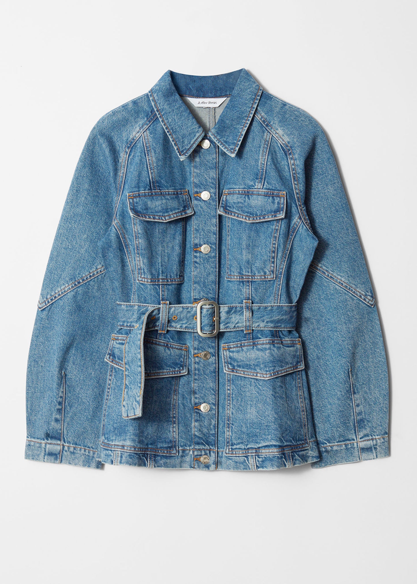 Belted Denim Jacket