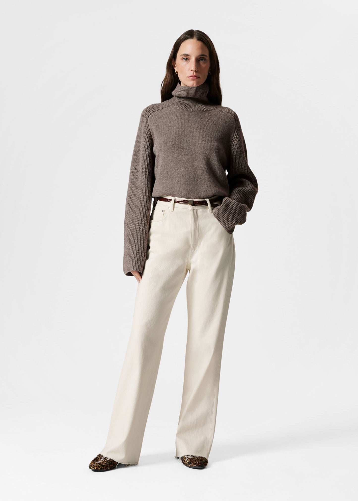 Boxy Turtleneck Jumper