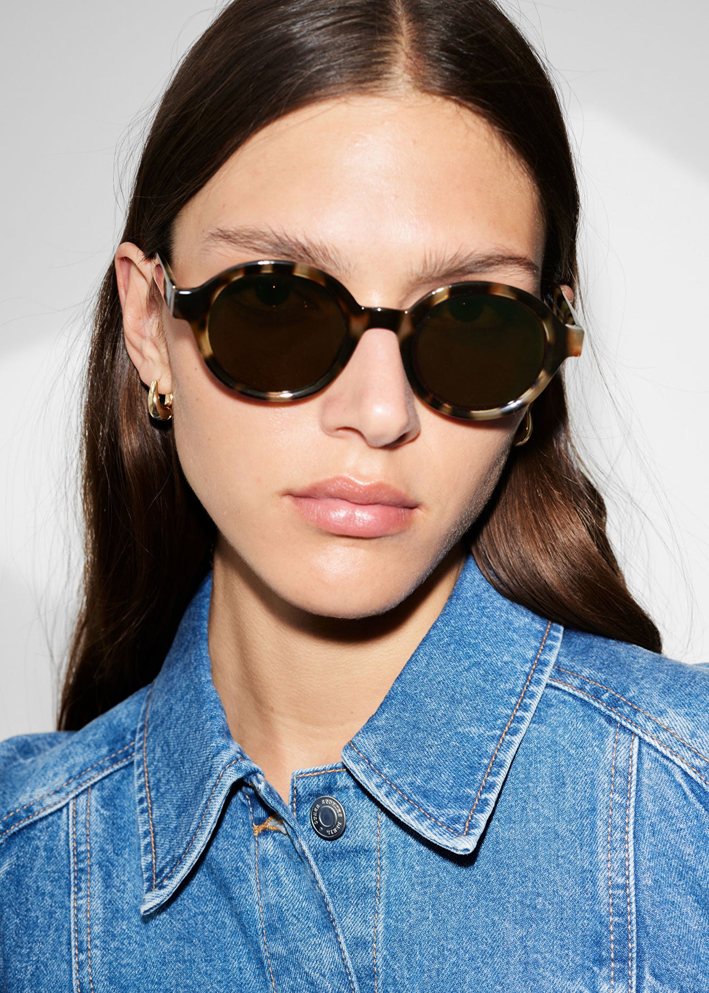 Round-Frame Sunglasses