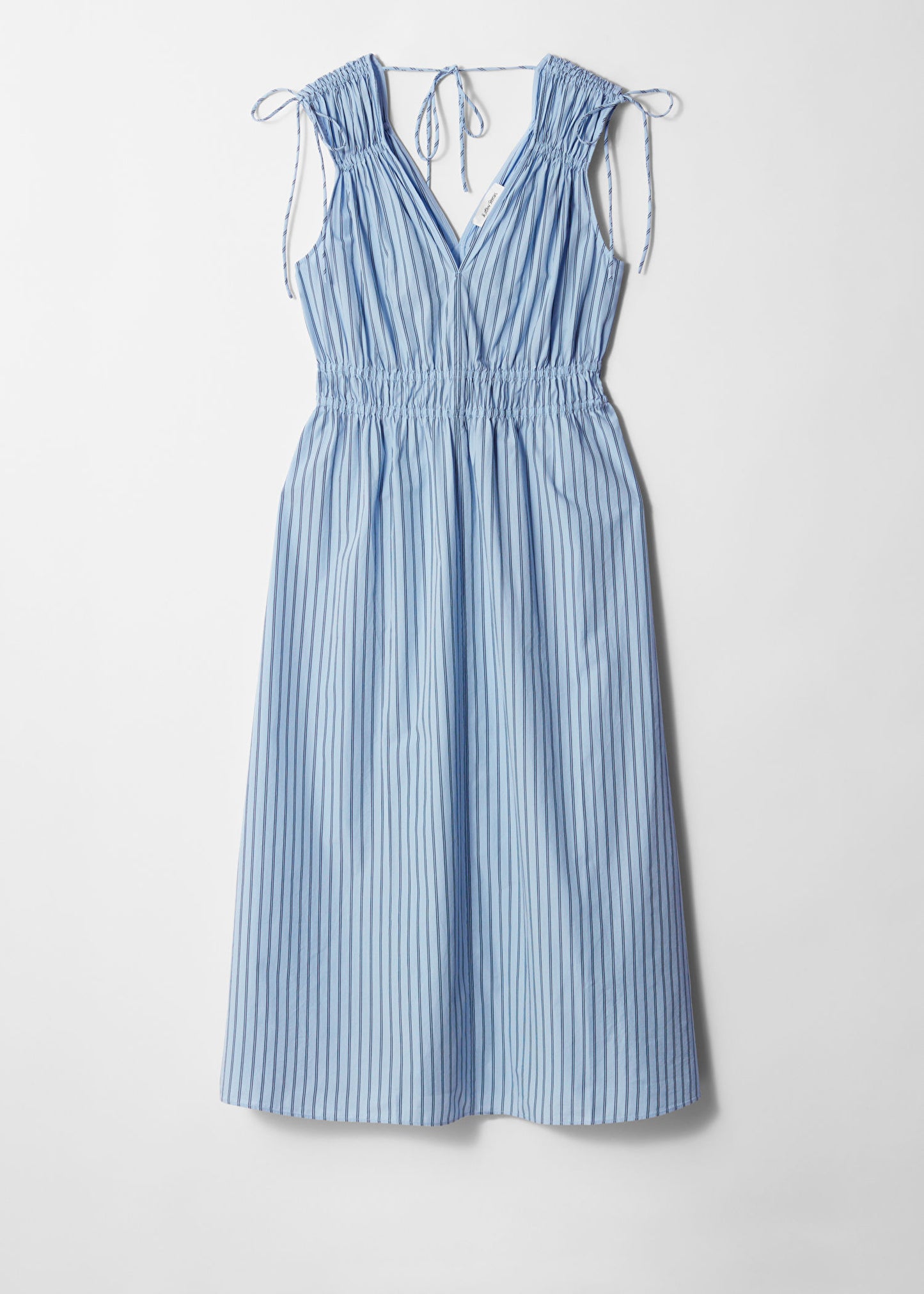 Tie-Detailed Midi Dress