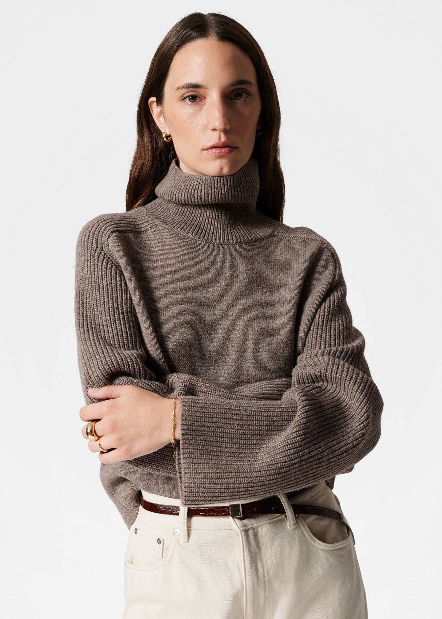 Boxy Turtleneck Jumper