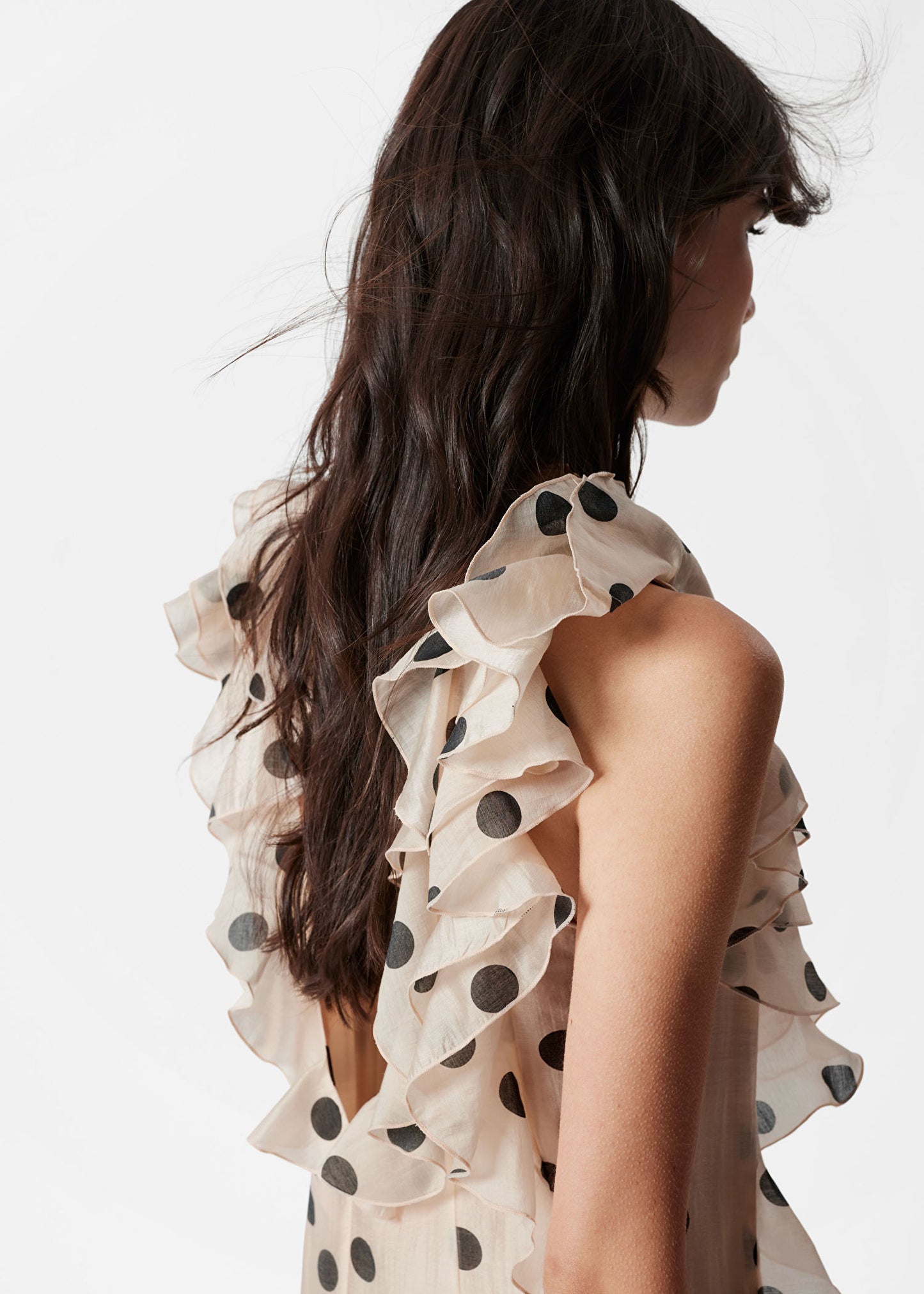 Frilled Maxi Dress