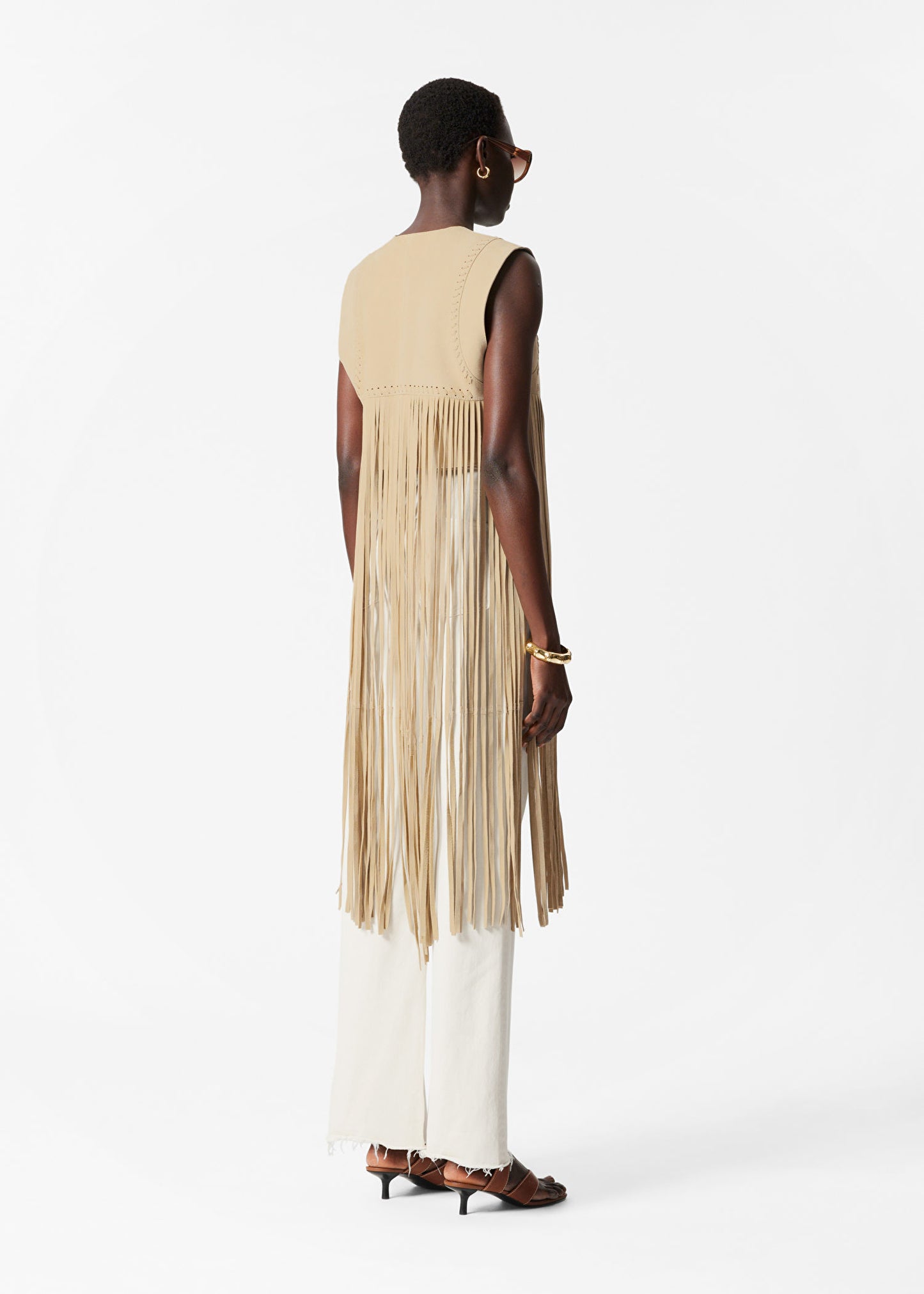 Fringed Suede Vest