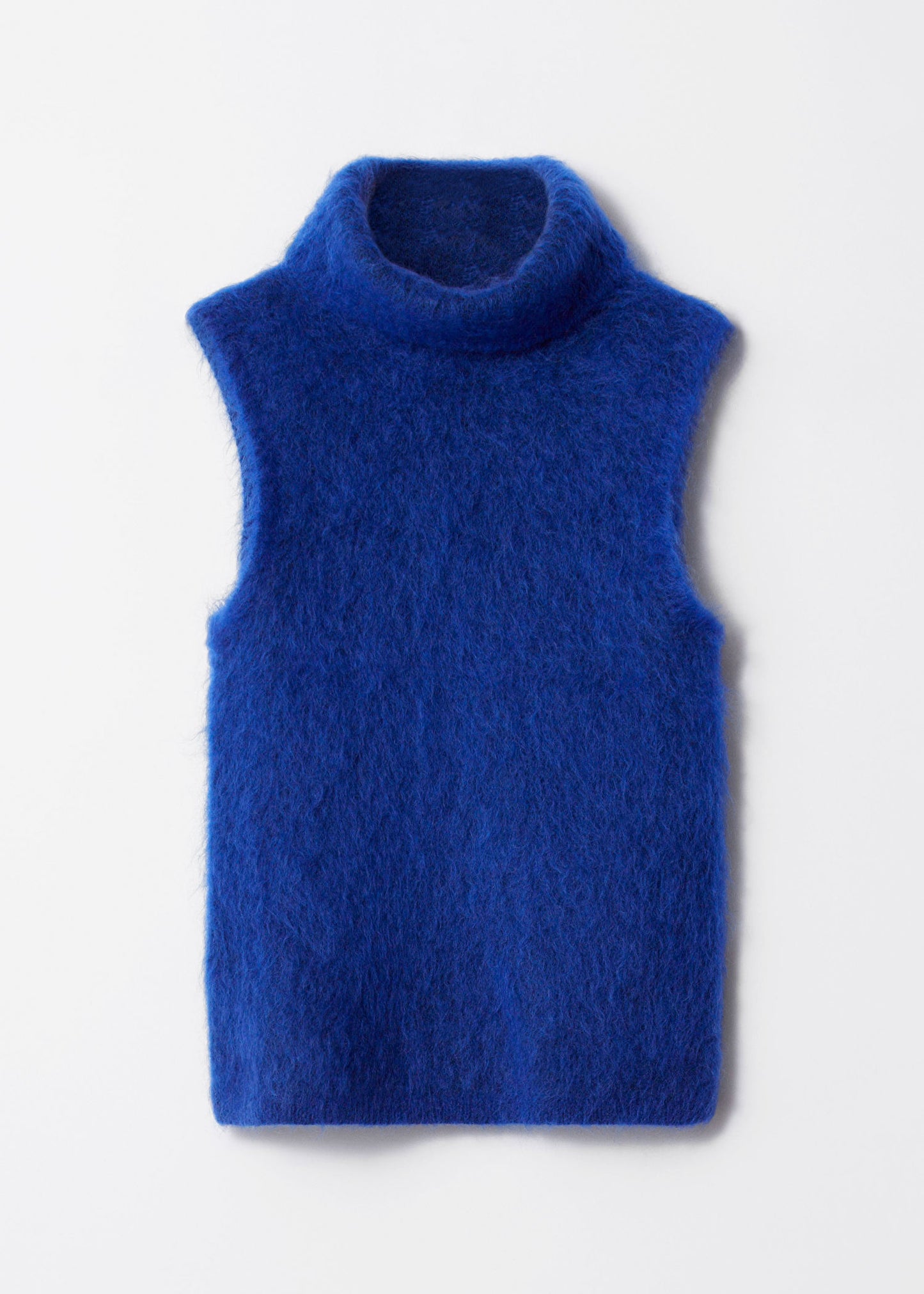 Brushed Mohair-Blend Tank Top