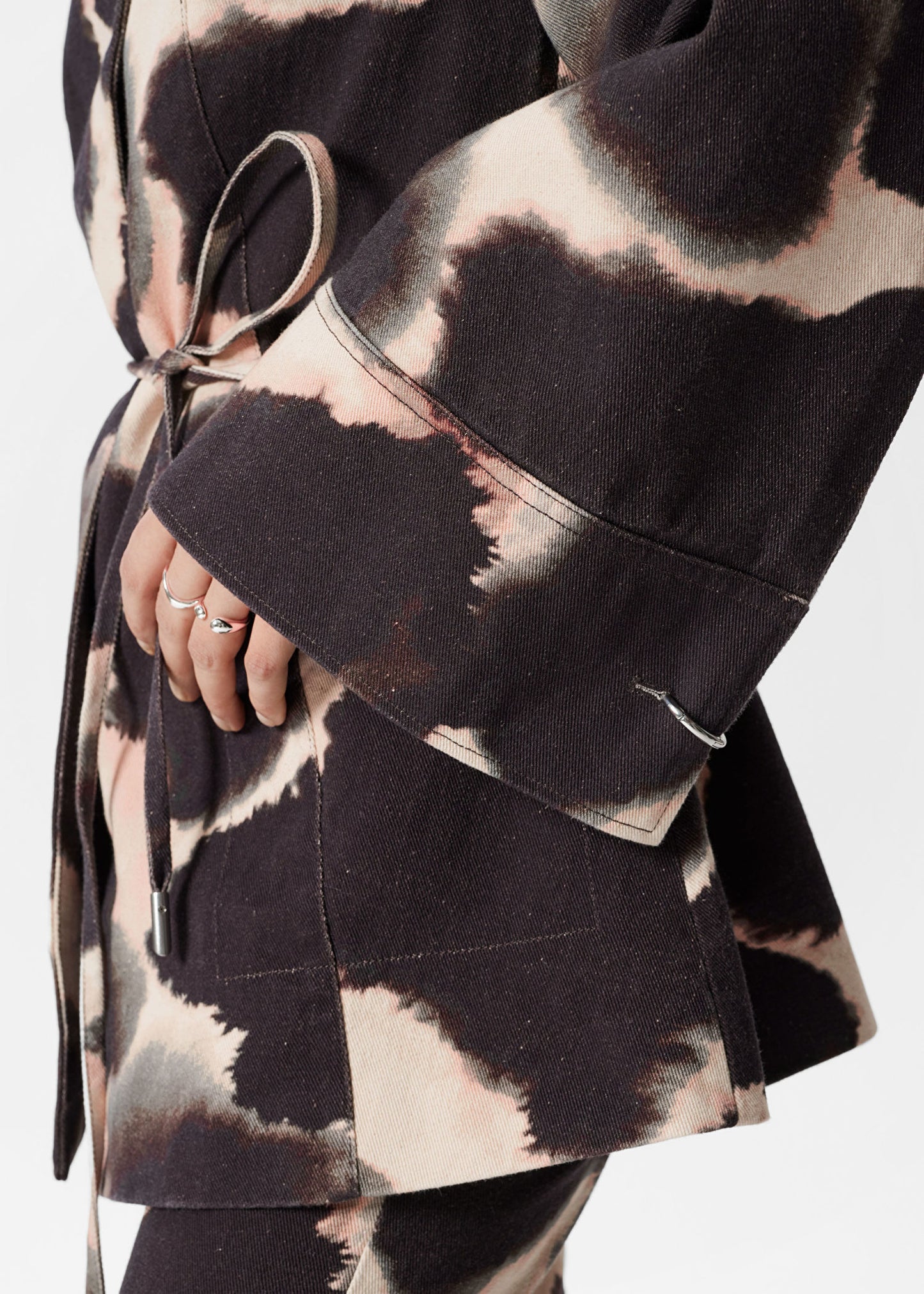 Tie-belt Kimono Jacket
