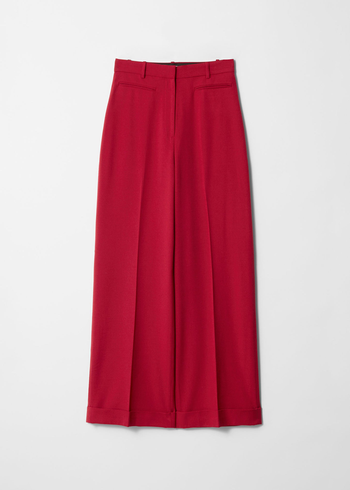 High-Waisted Tailored Trousers