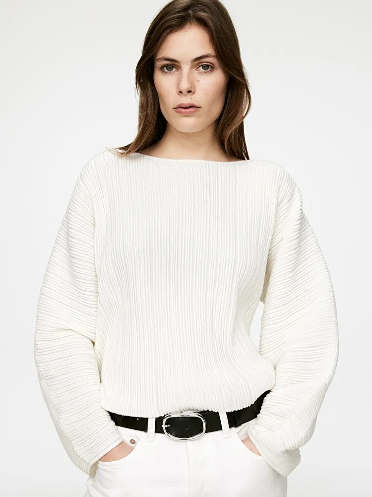Rib-Knit Top