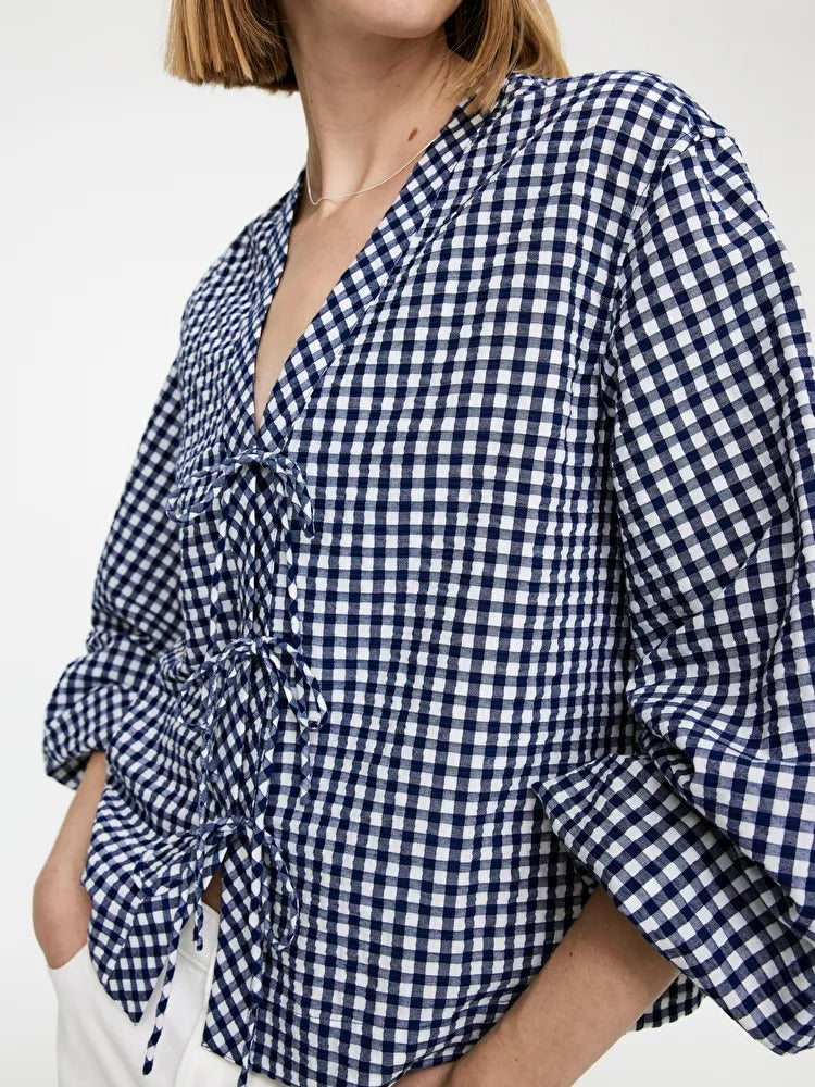 Seersucker Blouse