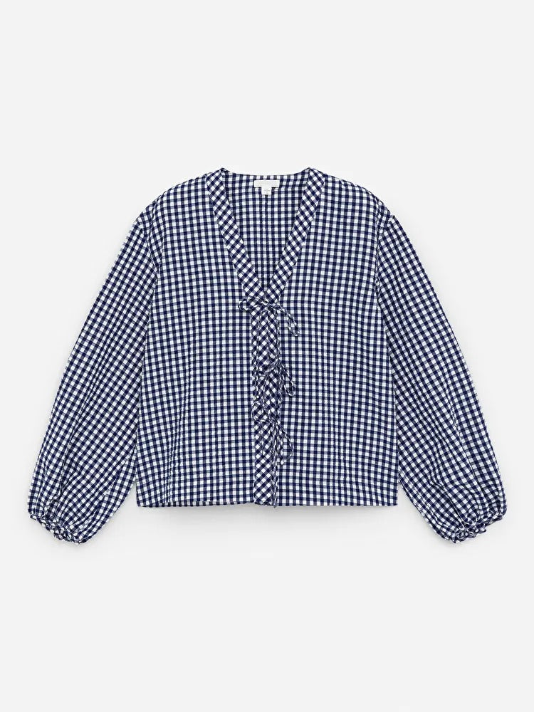 Seersucker Blouse