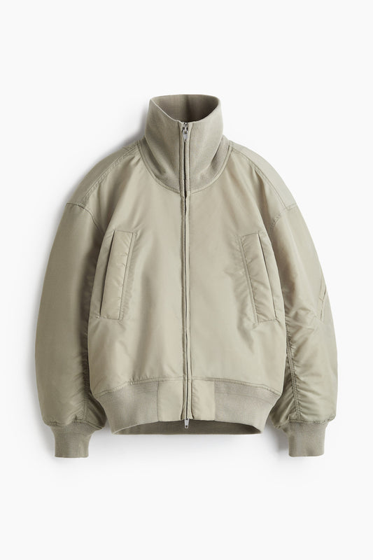 Padded bomber jacket