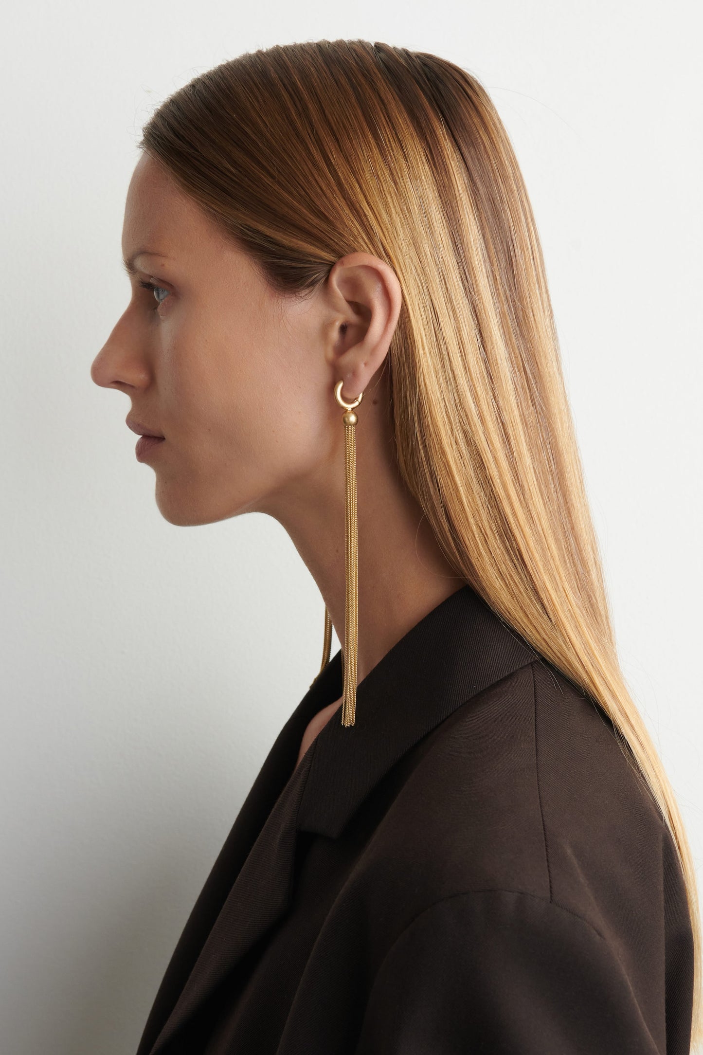 Elongated Tasselled Earrings