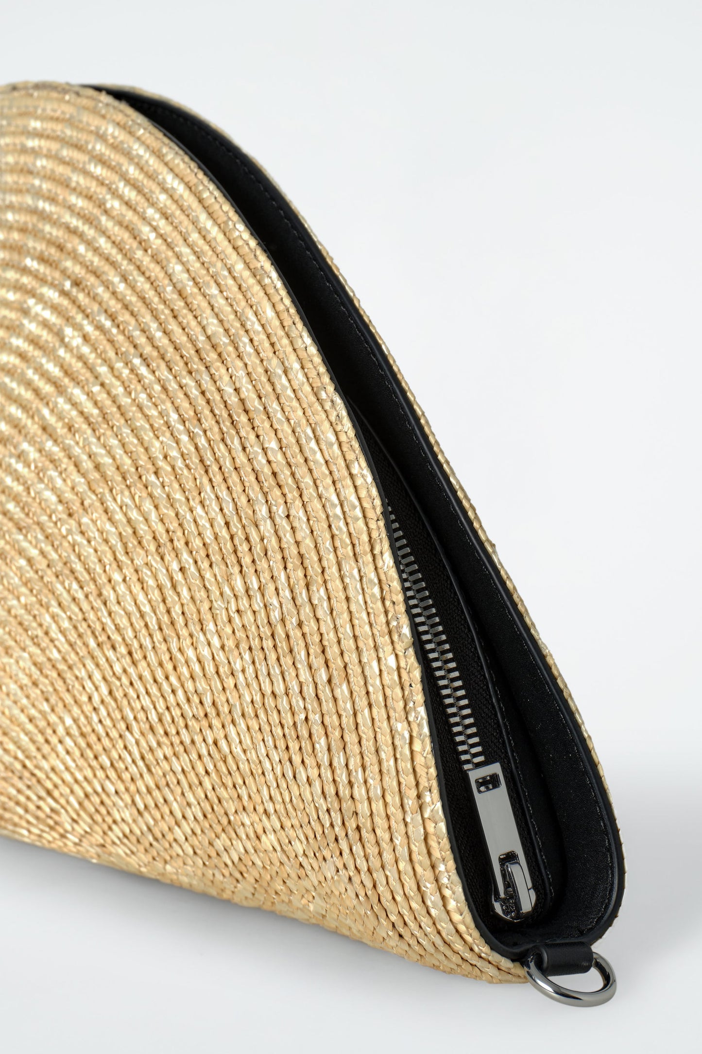 Soleil clutch bag - straw
