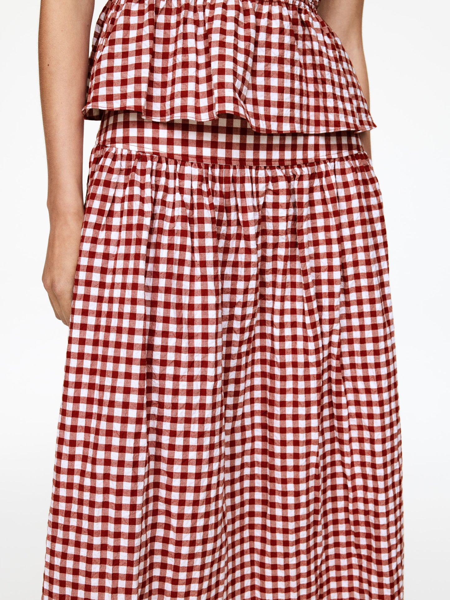 Seersucker Skirt