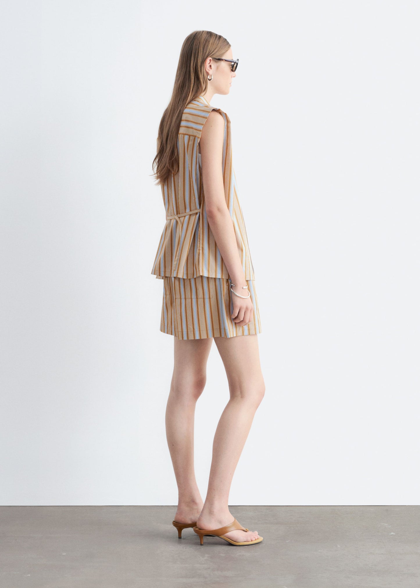 High-Waist Cotton Shorts