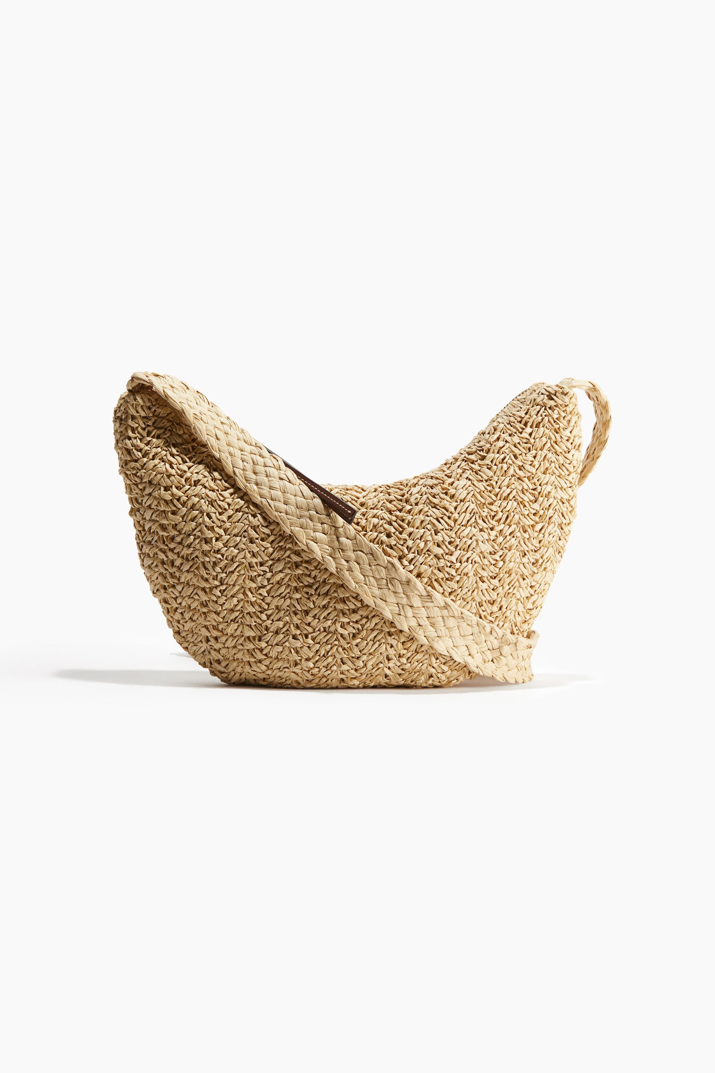 Straw crossbody bag