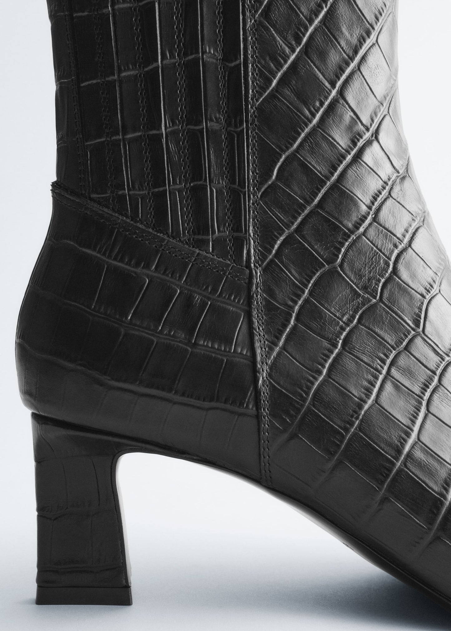 Kitten Heel Suede Ankle Boots