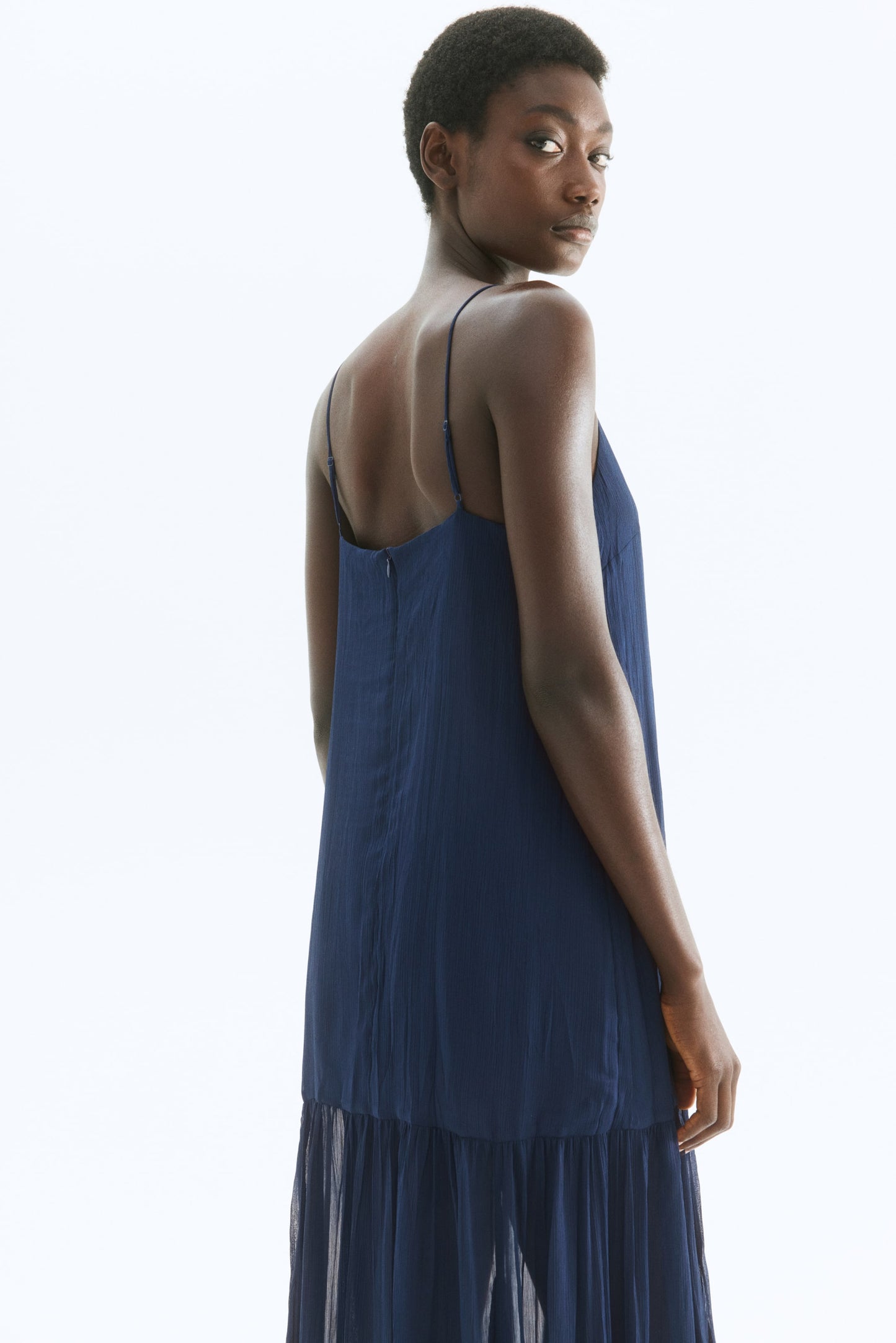 Long chiffon dress