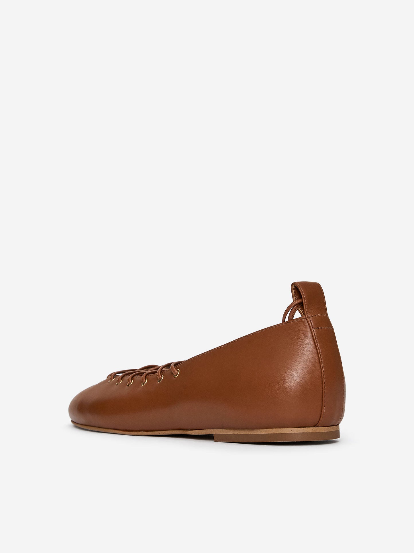 Lace Up Ballerinas