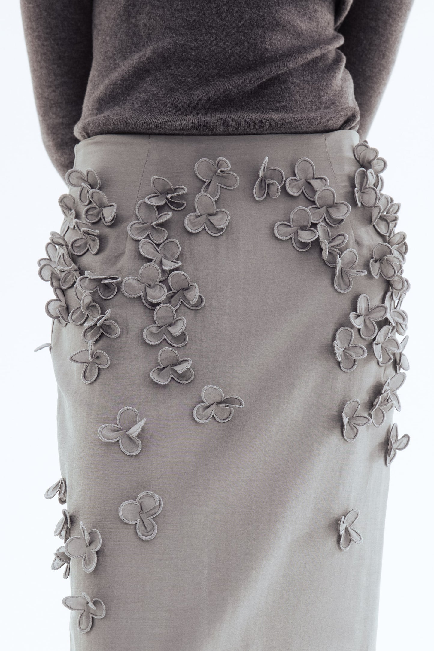 Appliquéd skirt