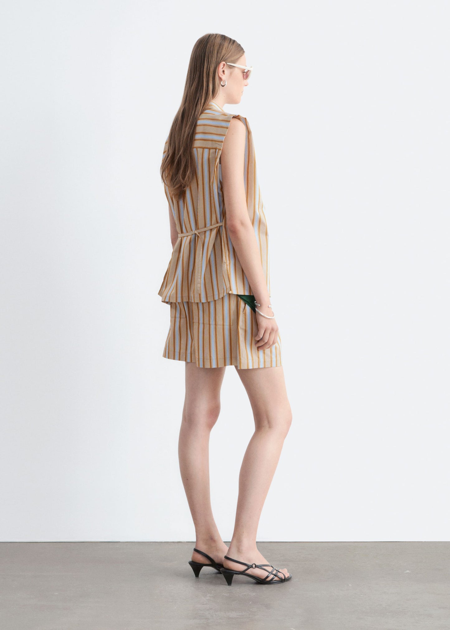 Pima Cotton Sleeveless Shirt