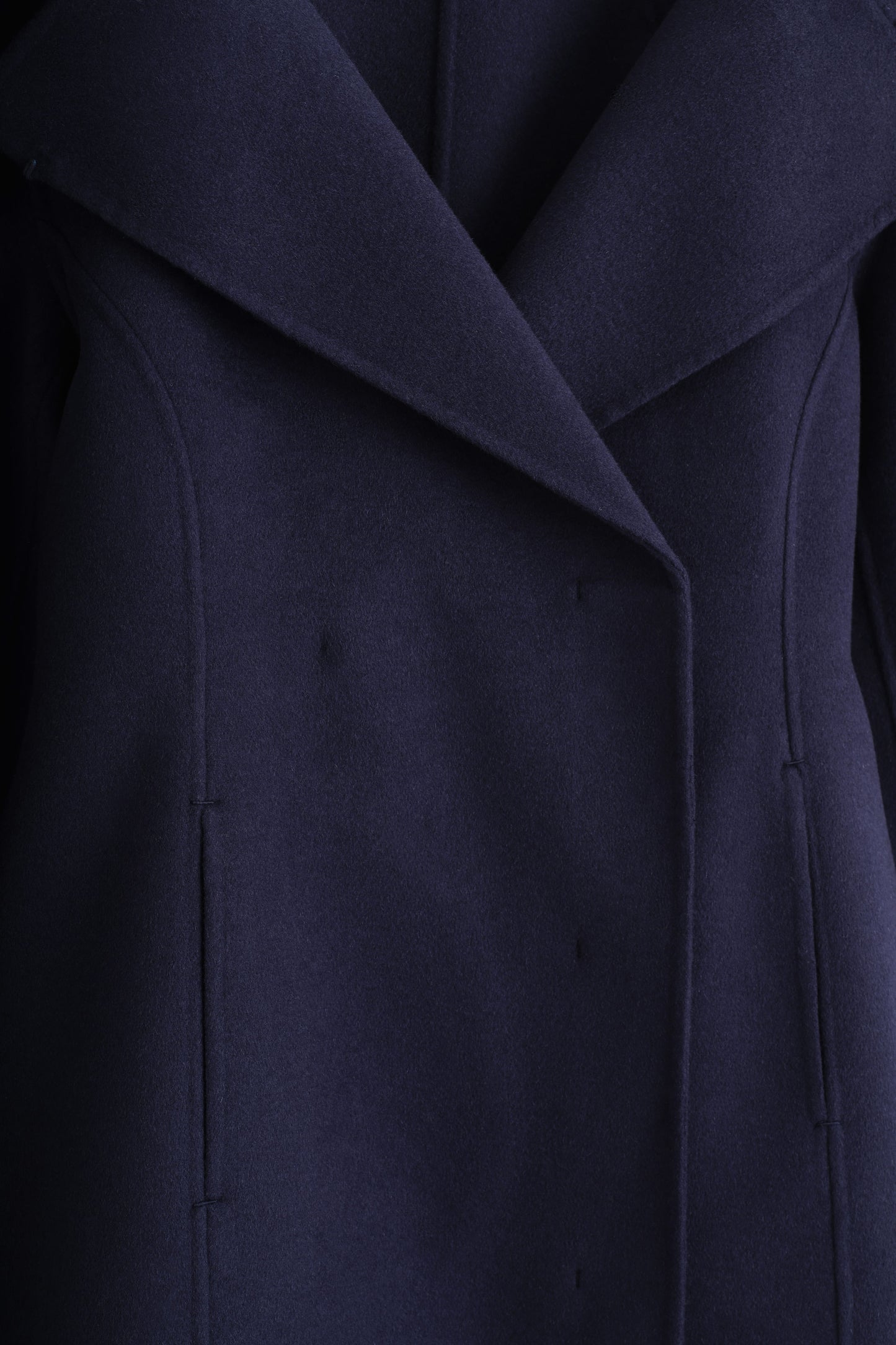 Sculpted Double-Faced Wool Coat