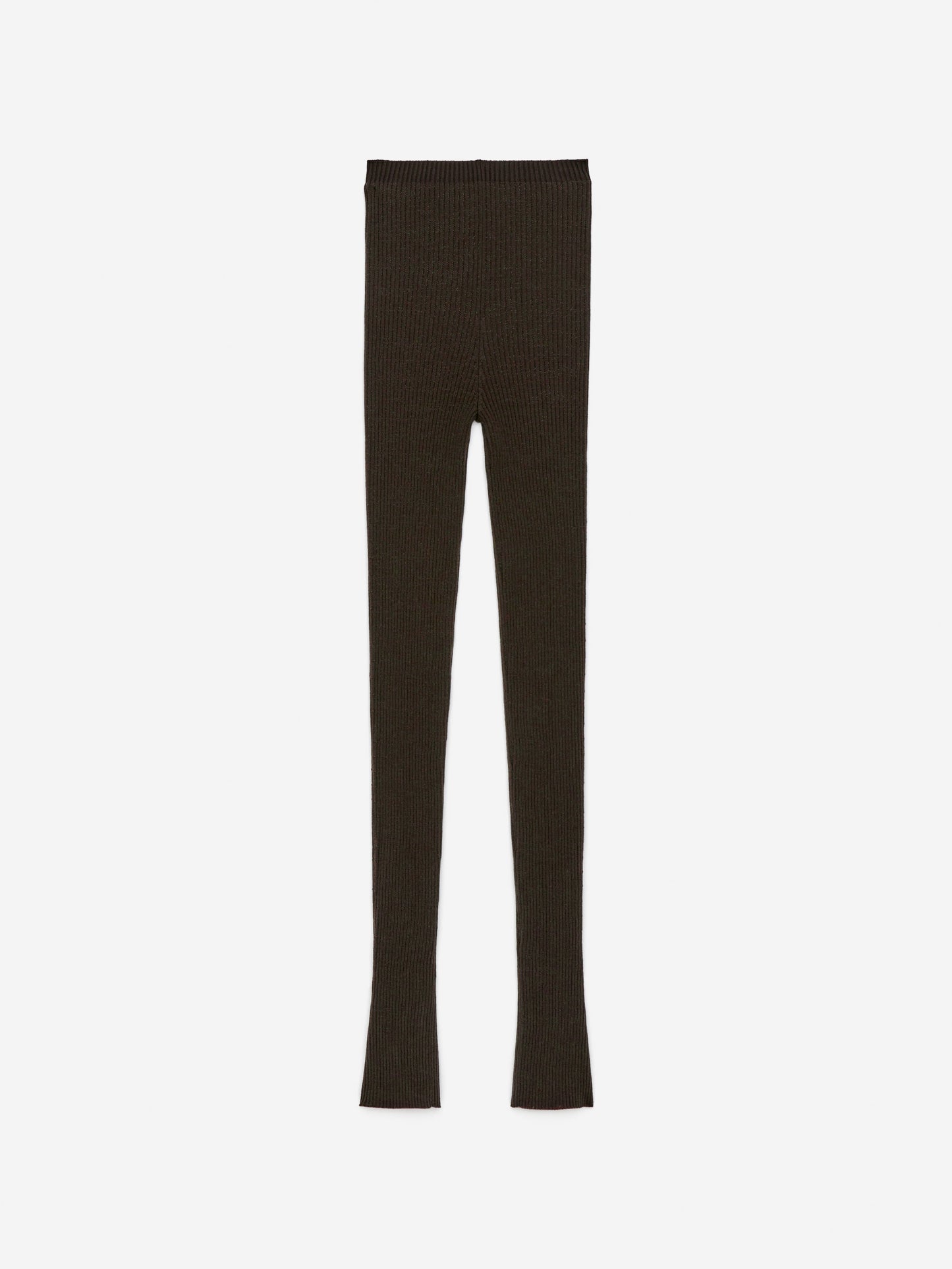 Rib-Knitted Leggings