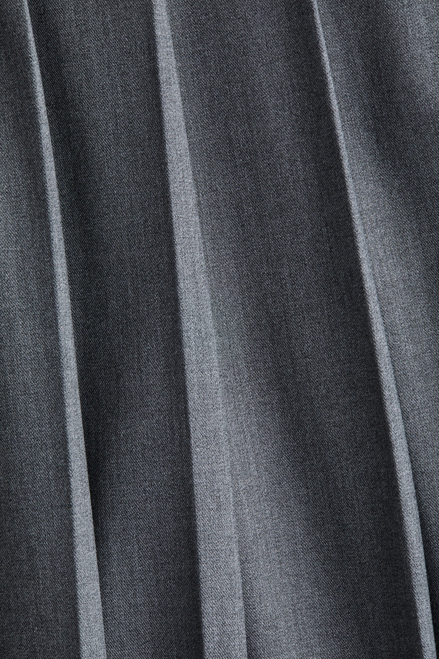 Pleated twill skirt