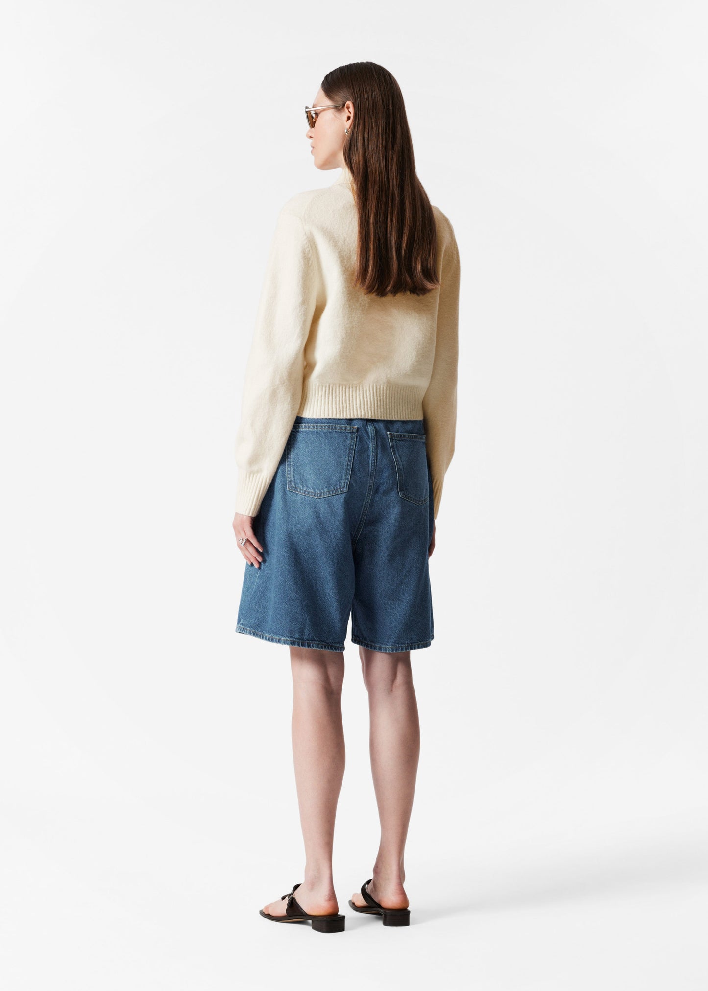 Knitted Collar Cardigan