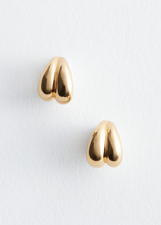 Two-Part Dome Earrings