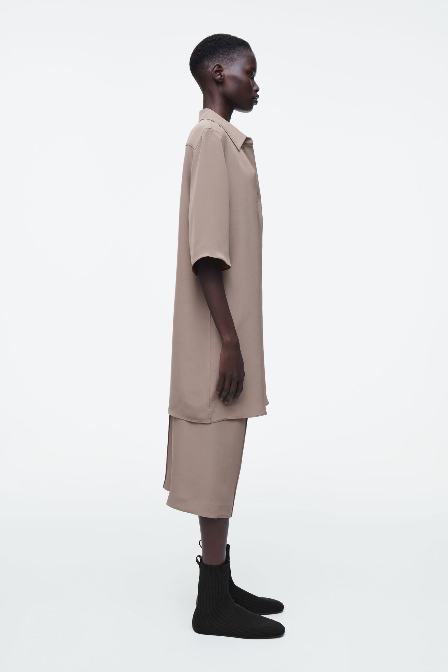 Longline Silk Shirt