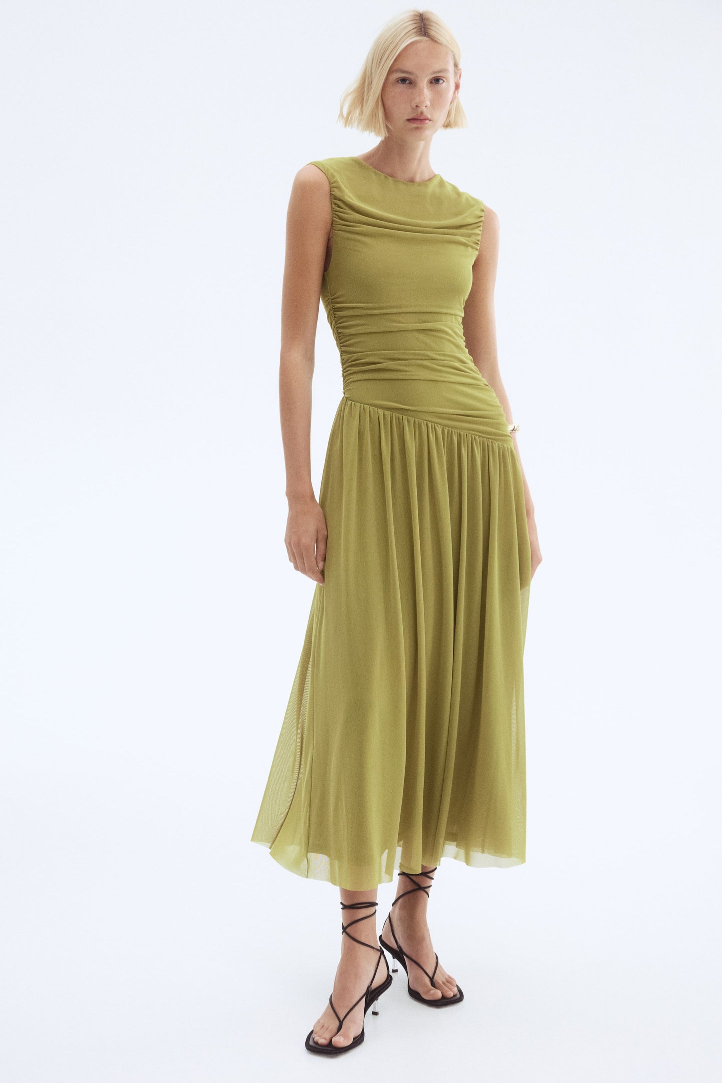 Draped dress