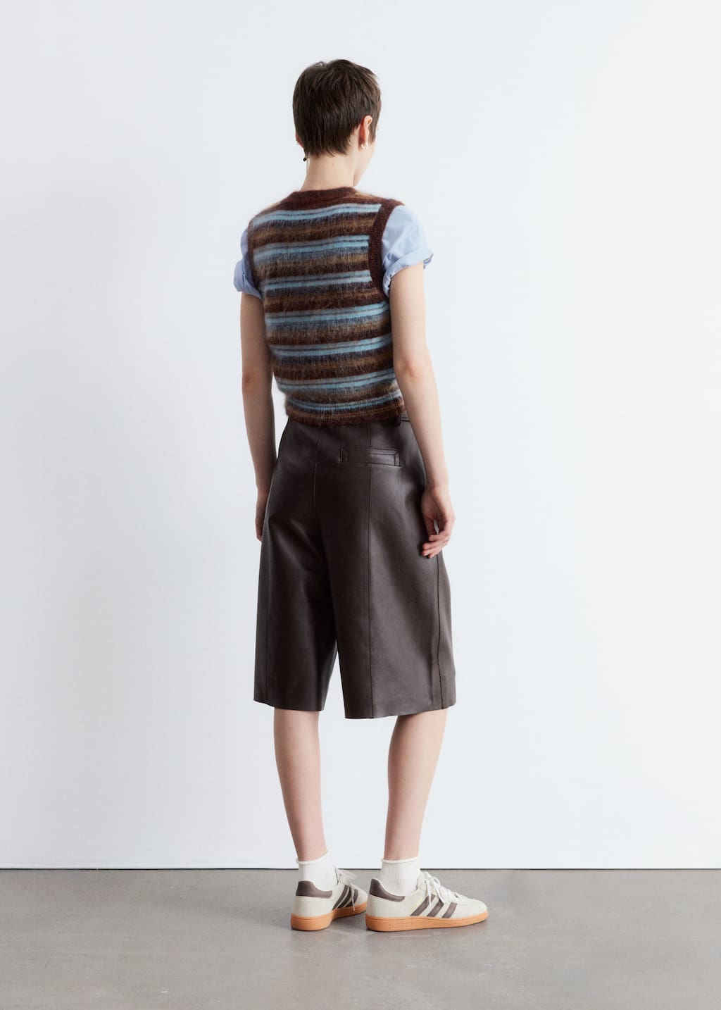 Knitted Mohair-Blend Vest