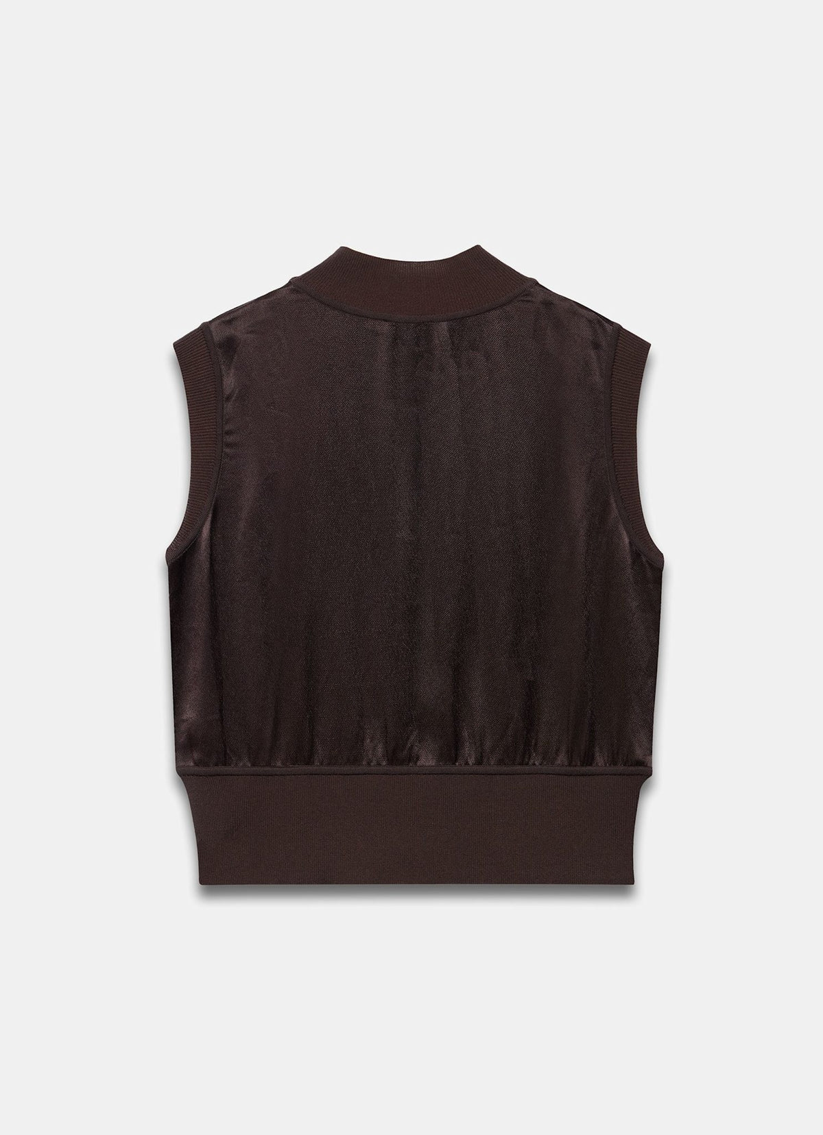 Brown Sleeveless Top
