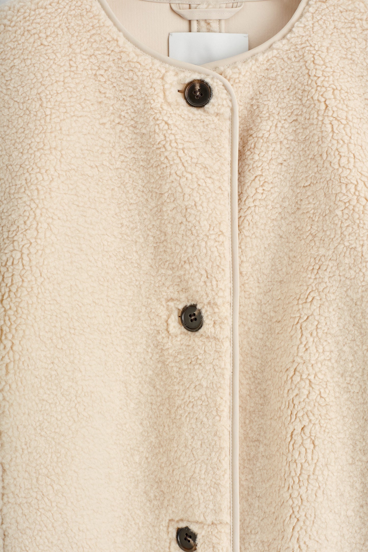Longline Teddy Jacket