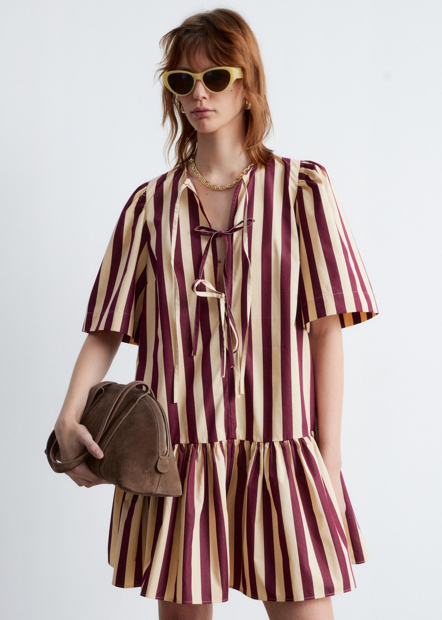 Peplum Mini Dress