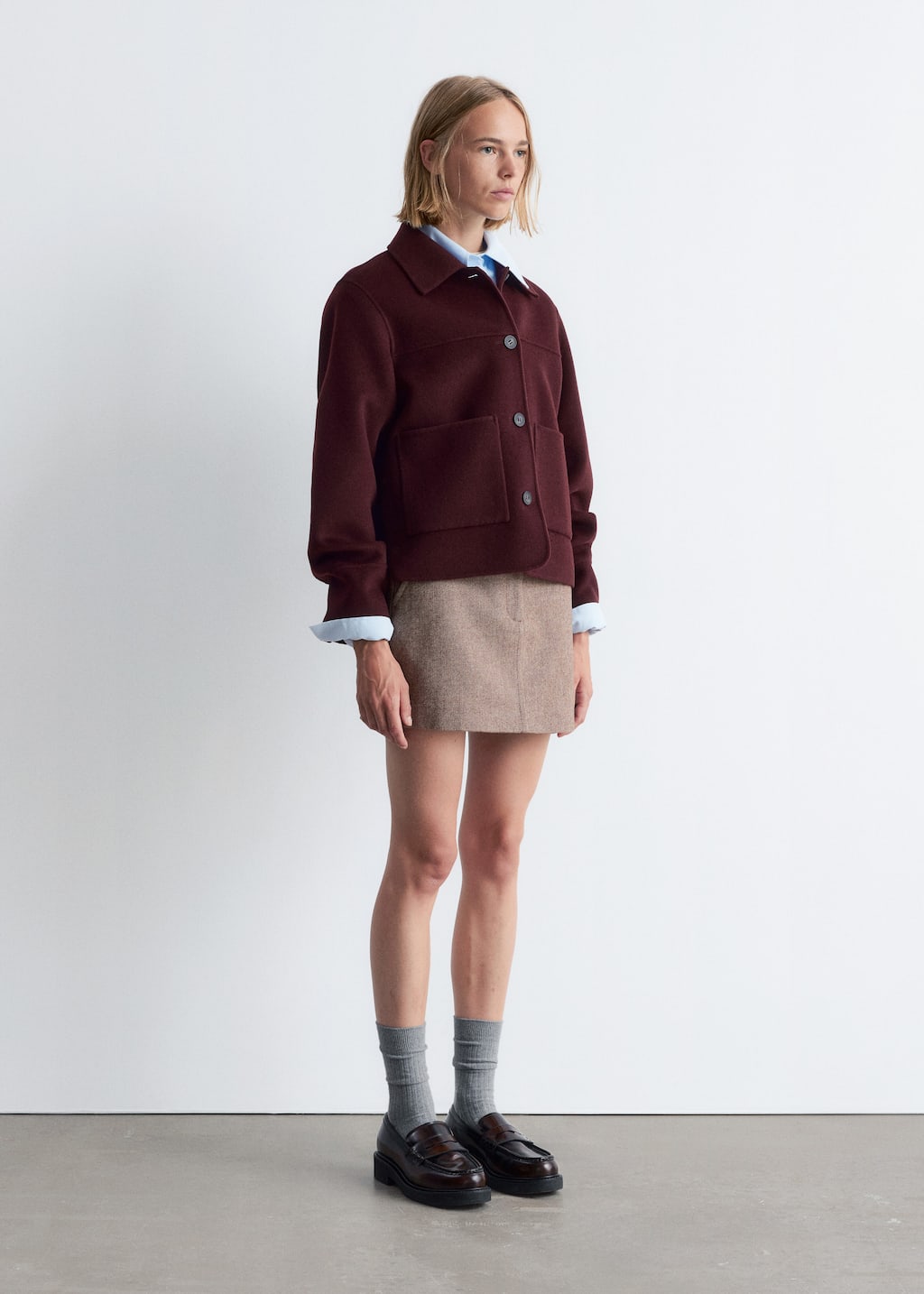 Collared Wool Jacket
