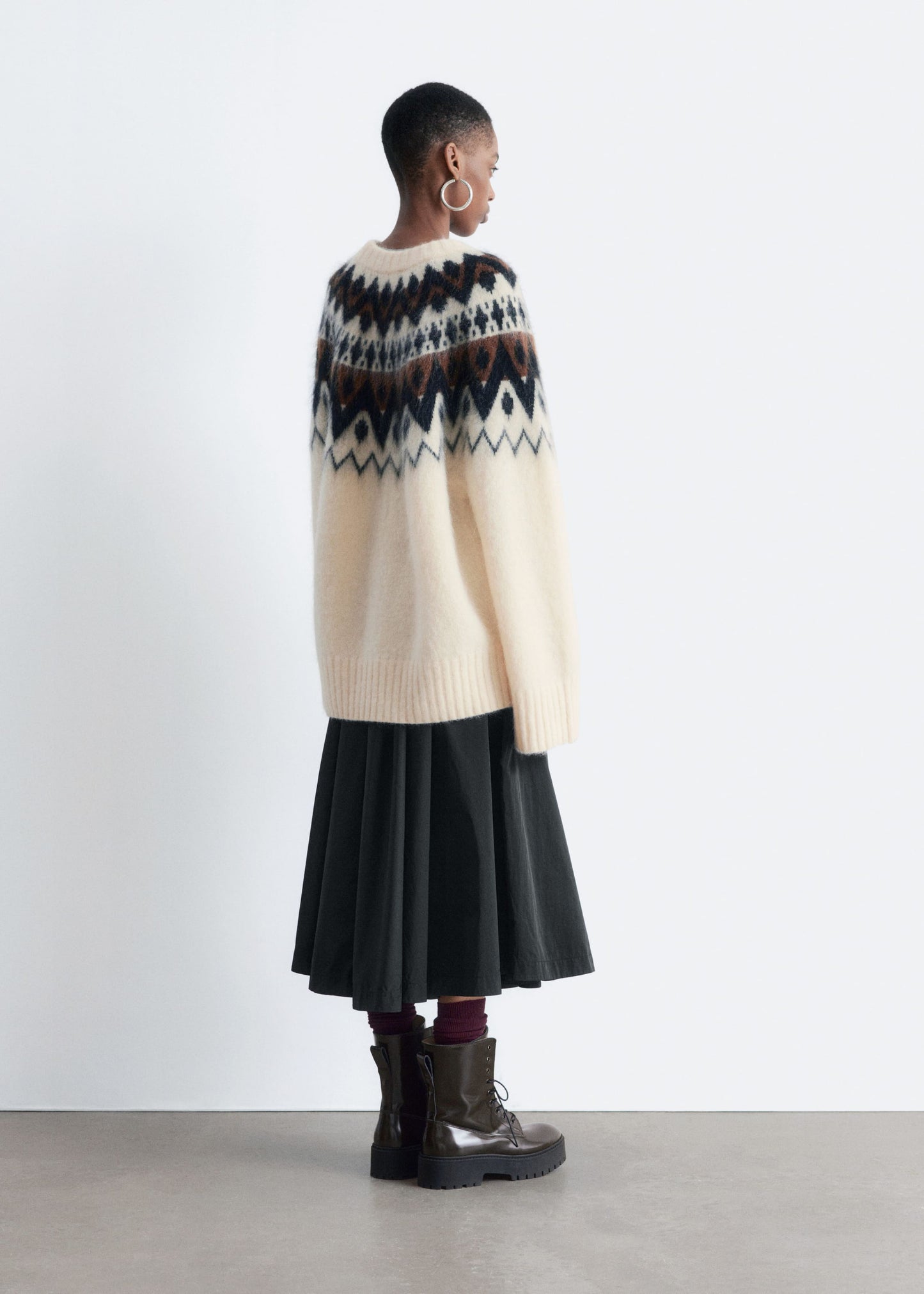 Oversized Mohair-Blend Jumper