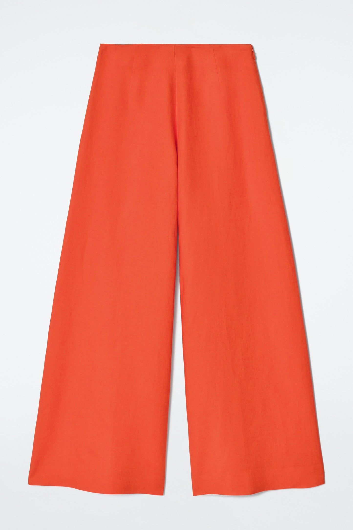 Linen Wide-Leg Trousers