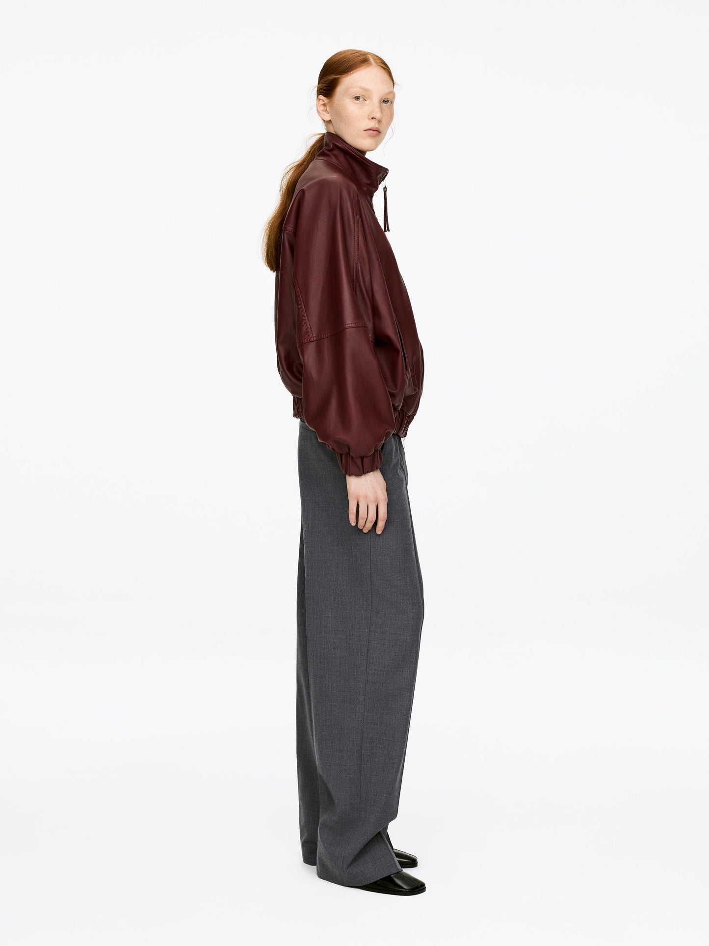 Elastic Waist Tailored Trousers
