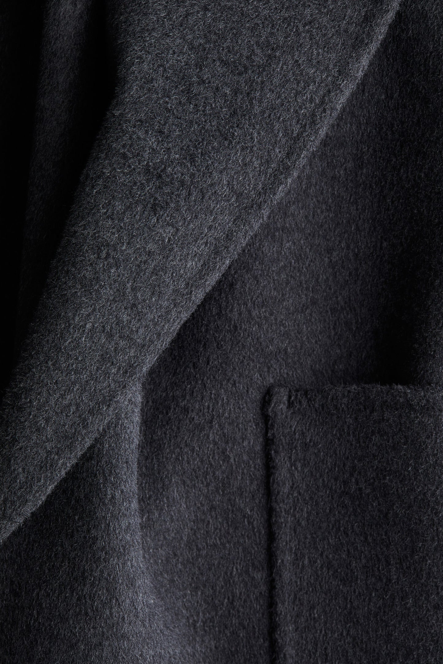 Handmade wool-blend coat
