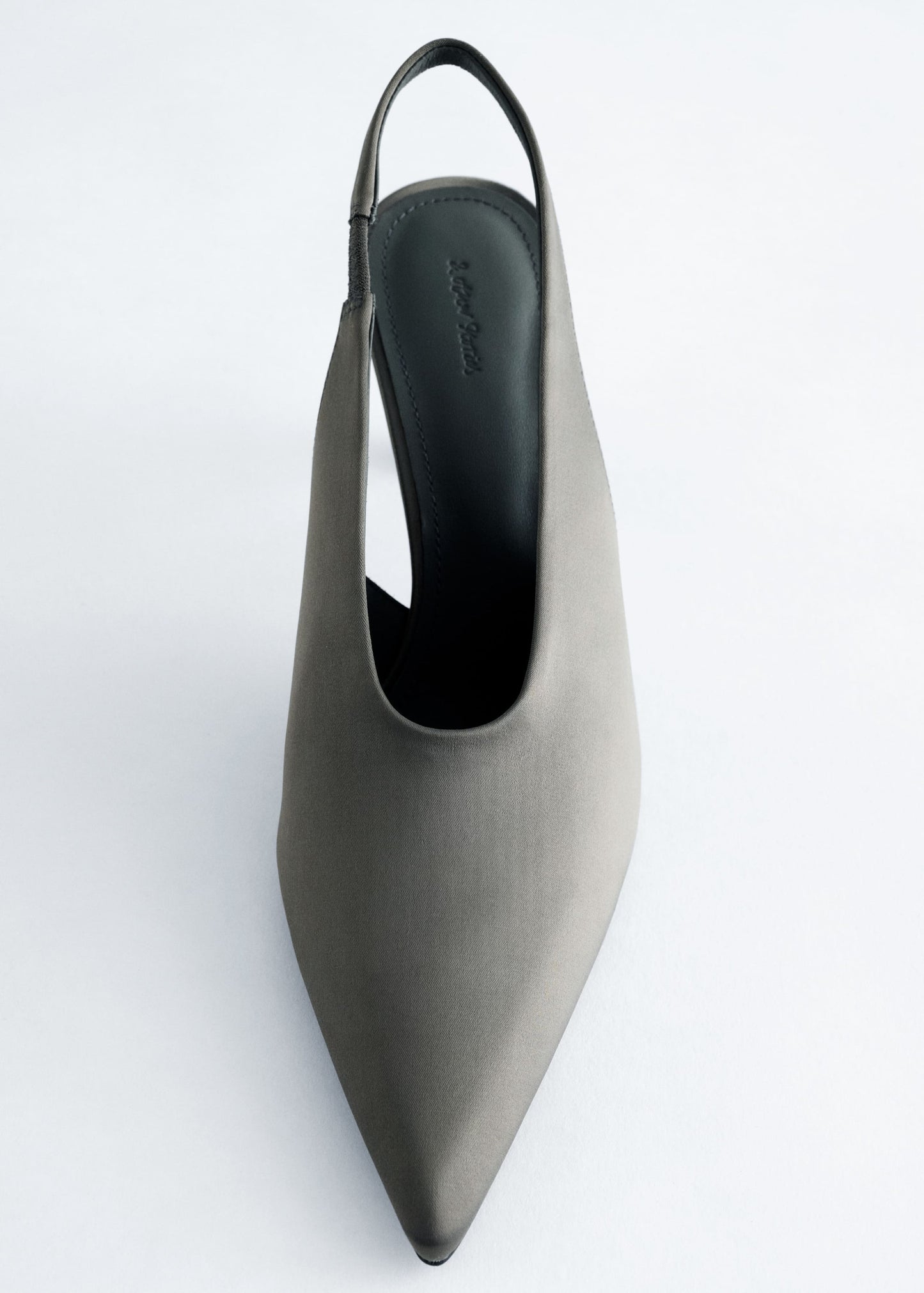 Satin Slingback Pumps