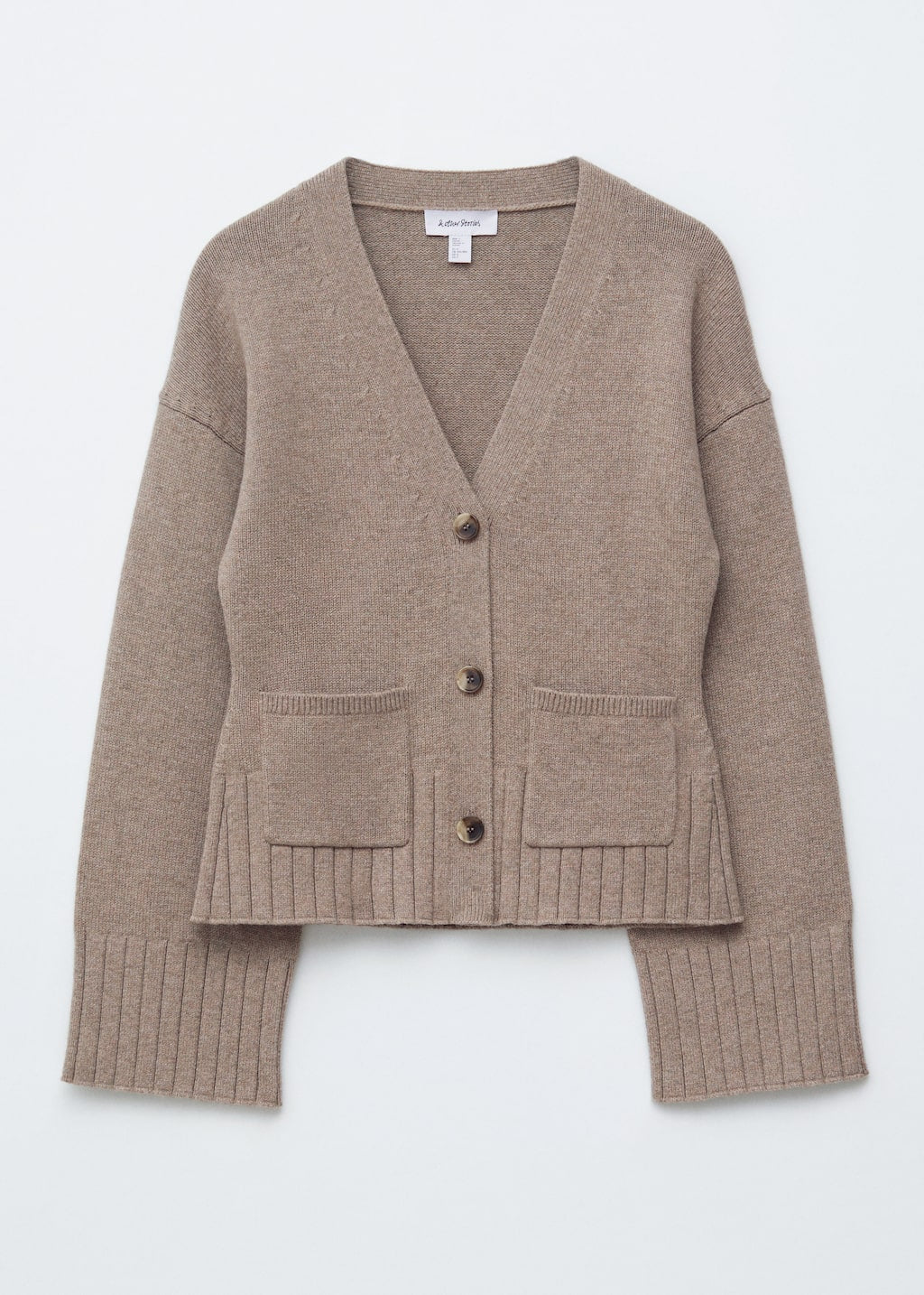 Tapered Knit Cardigan