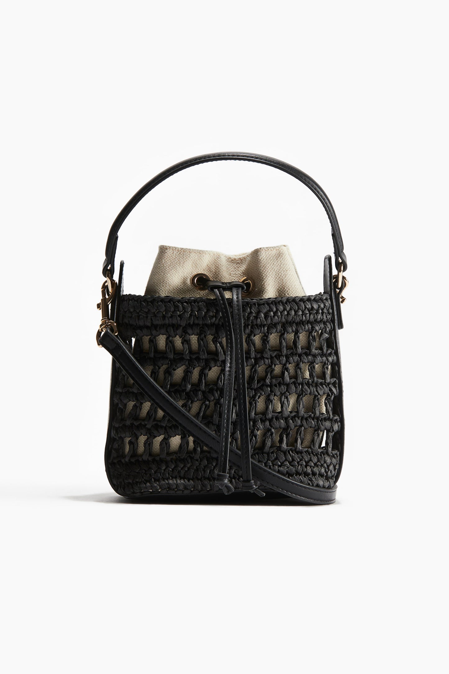 Straw crossbody bag