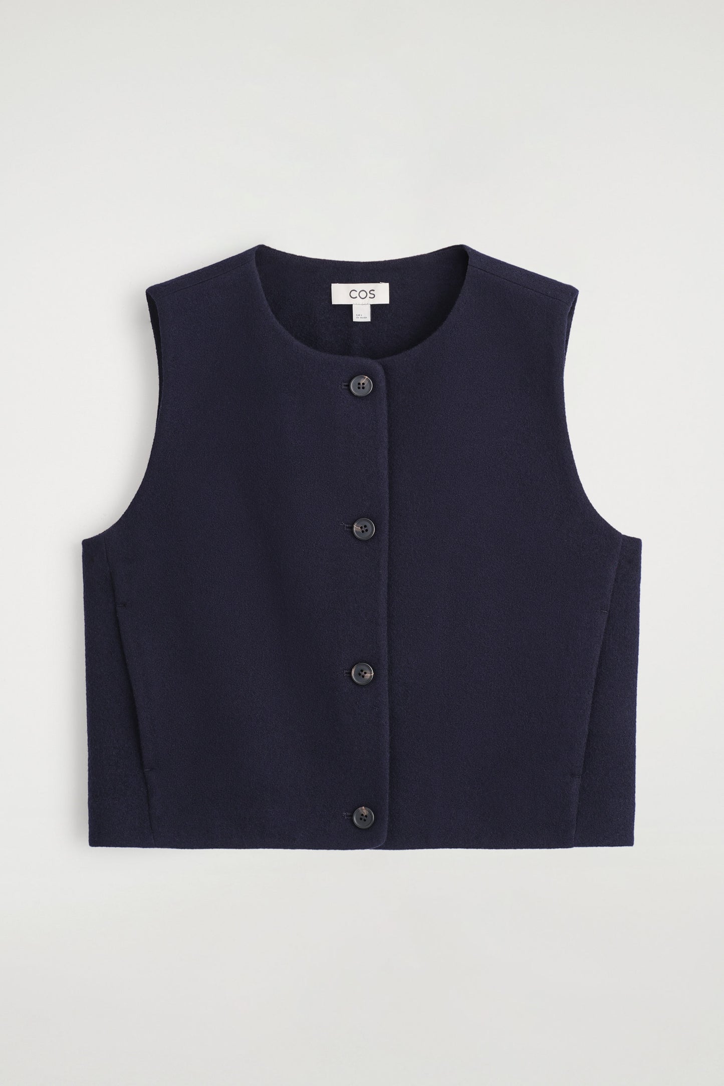 Boiled Merino Wool Waistcoat