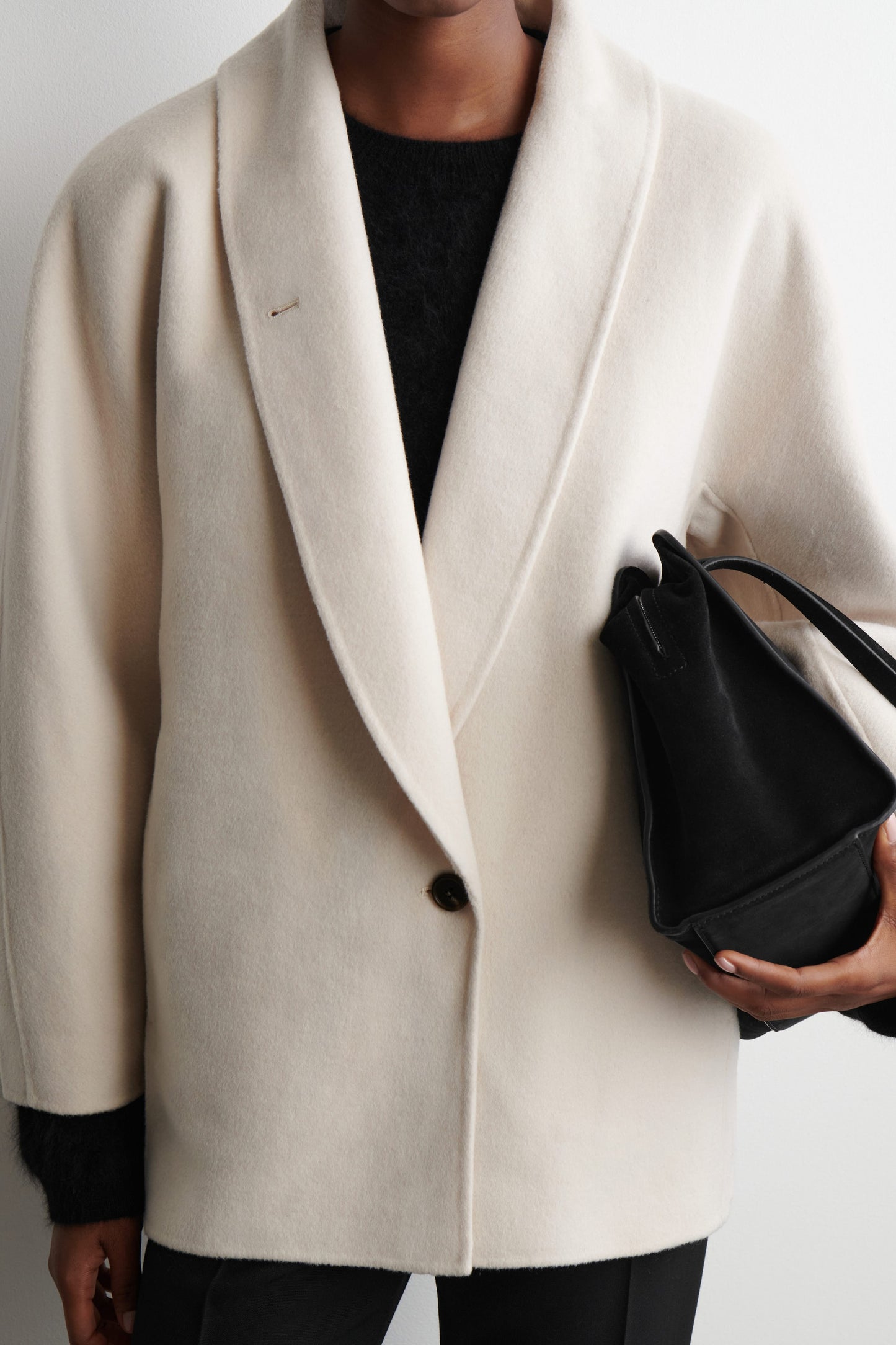 Double-Faced Wool Pea Jacket