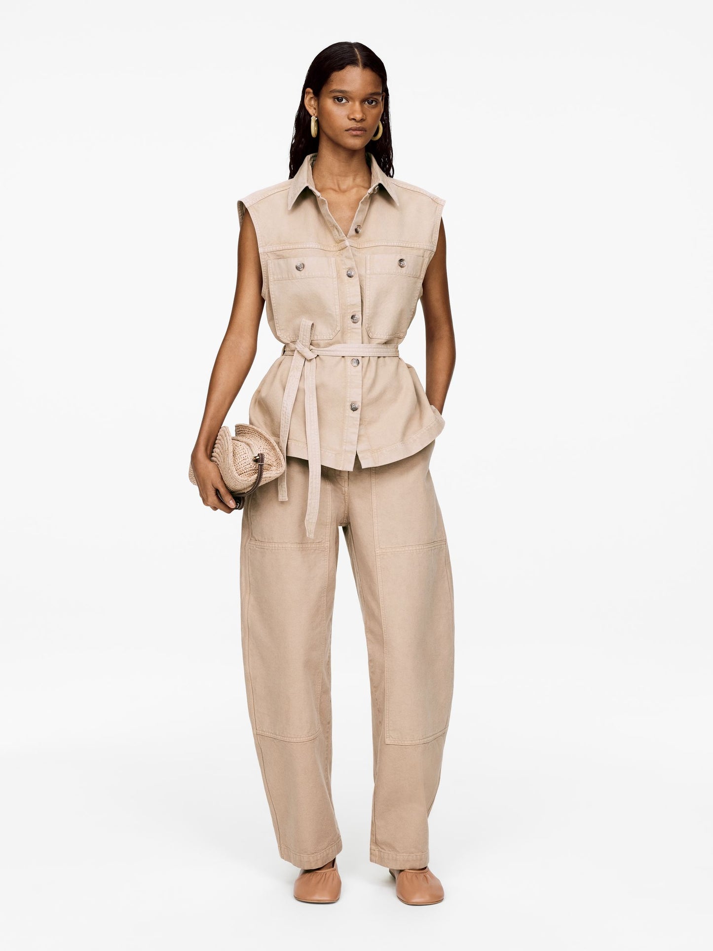 Crossbody Straw Bag