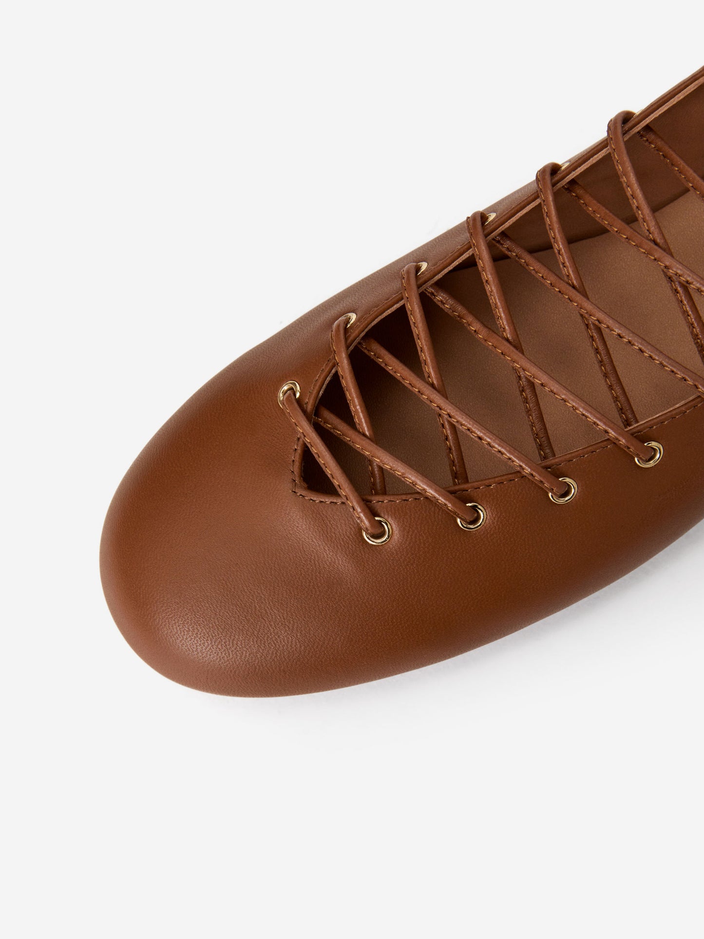 Lace Up Ballerinas