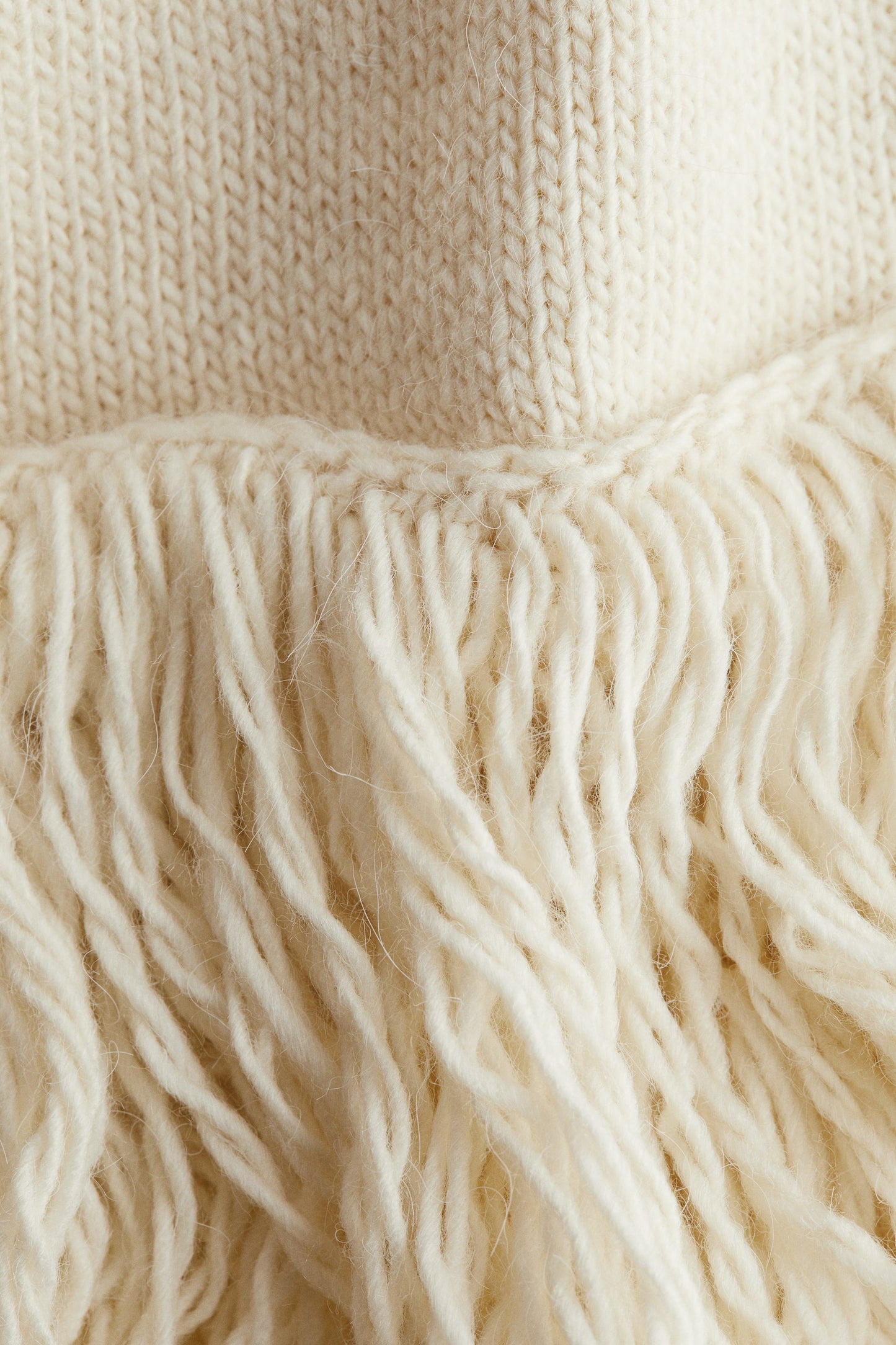 Fringed jumper