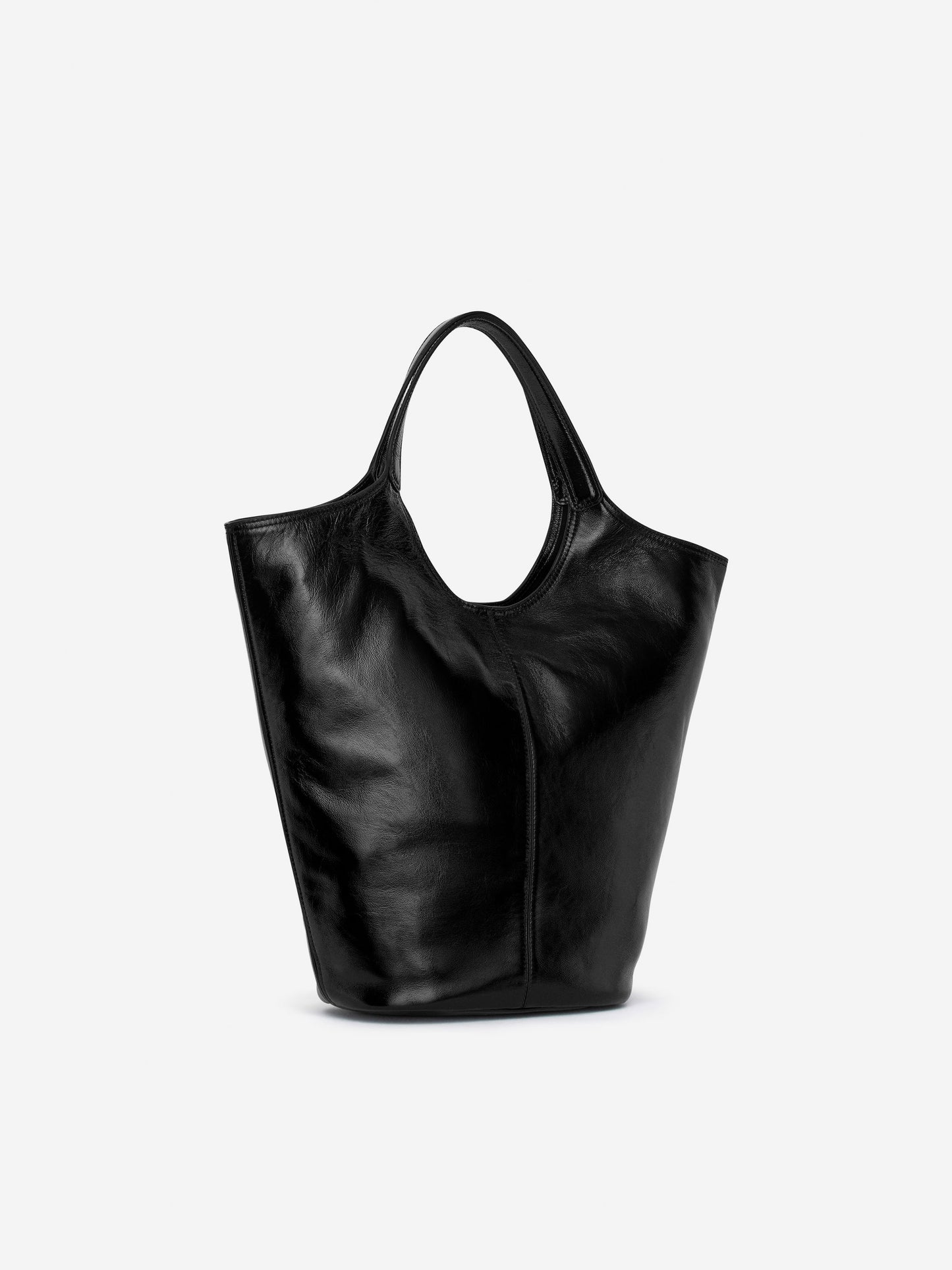 Patent Leather Tote Bag