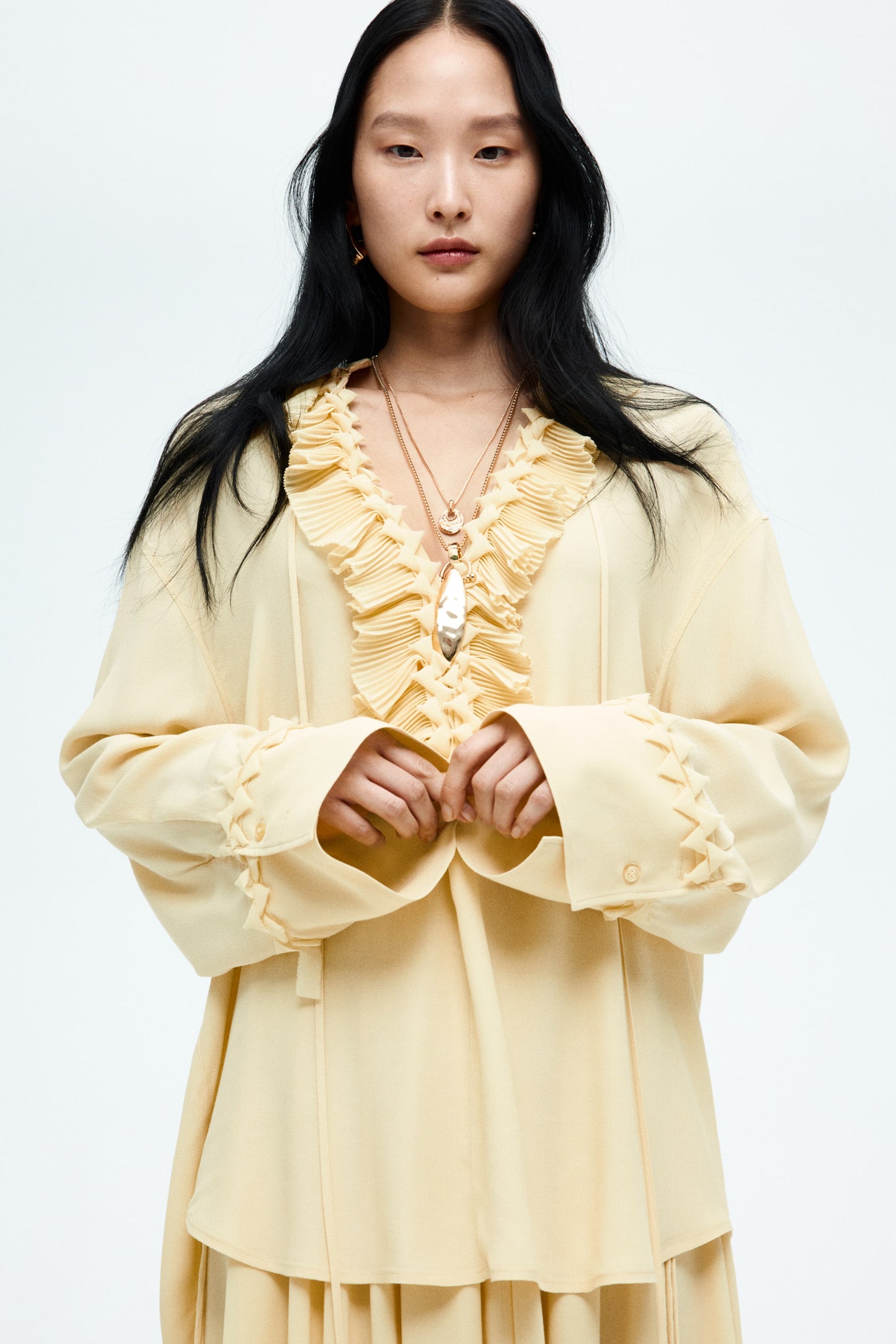 Ruffled tunic